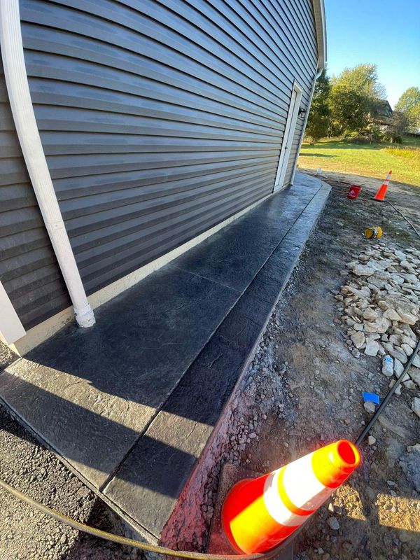 Stamped Concrete Installation