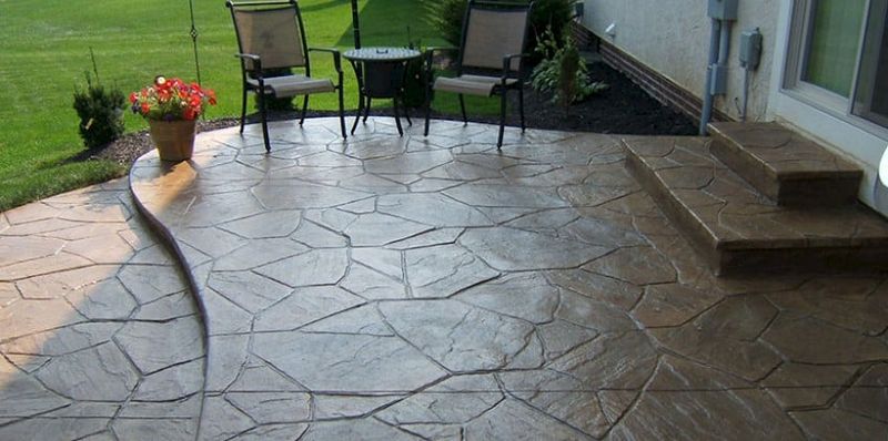 Stamped Concrete Installation