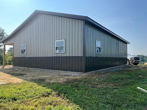 Post Frame Garage Construction