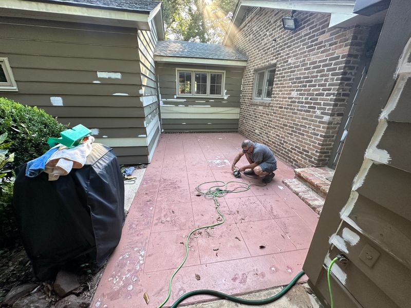 Painting concrete floors 