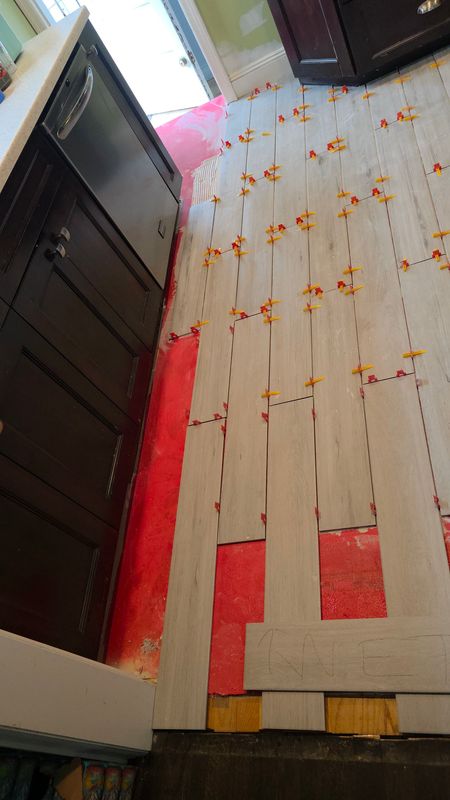 Kitchen Porcelain Tile Flooring