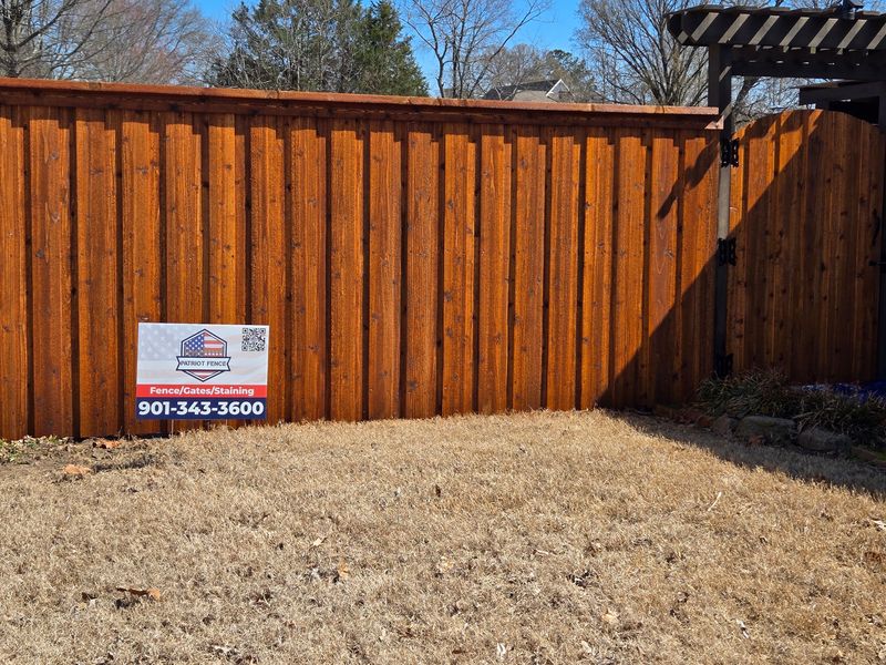 Fence Staining