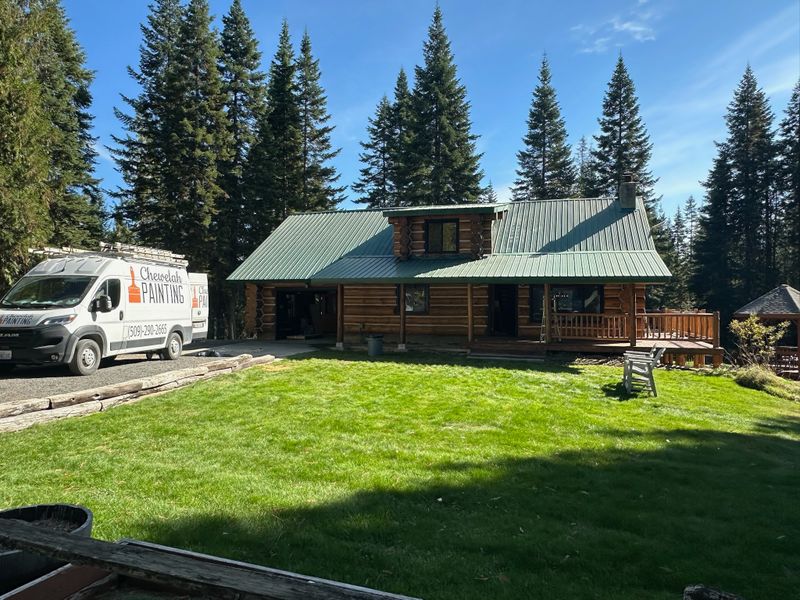 Log Homes Refinishing