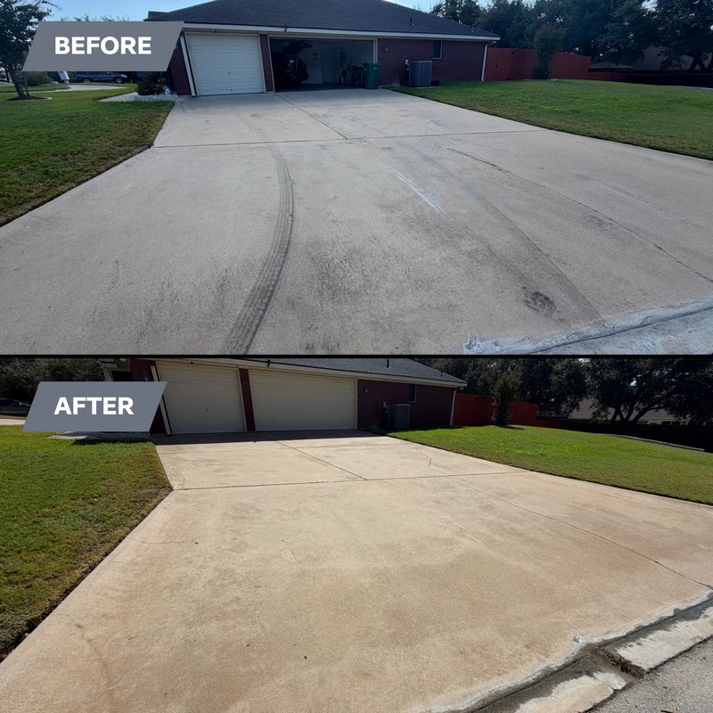 Driveway and Sidewalk Cleaning
