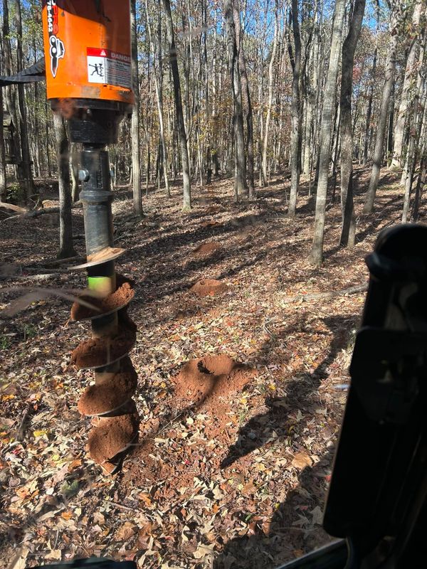 Post Hole Drilling