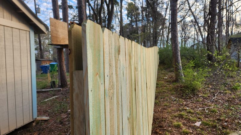 Wood Privacy Fence