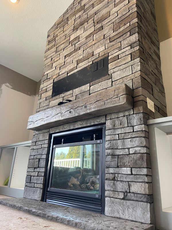 Interior fireplace & feature walls 