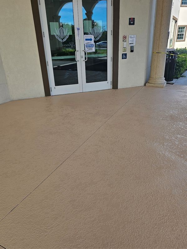 Decorative Concrete Overlay