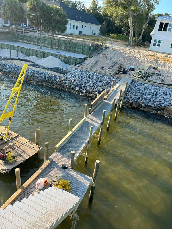 Seawall and Bulkhead Installation
