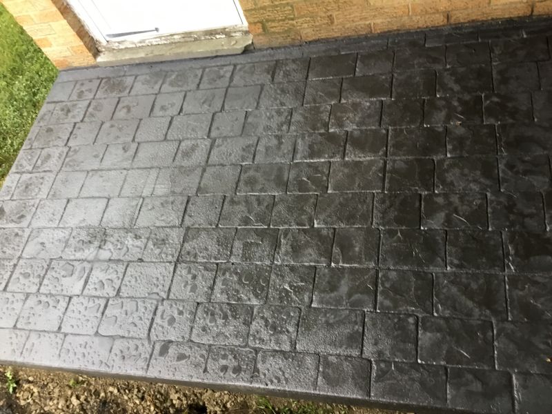 Stamped Concrete Installation