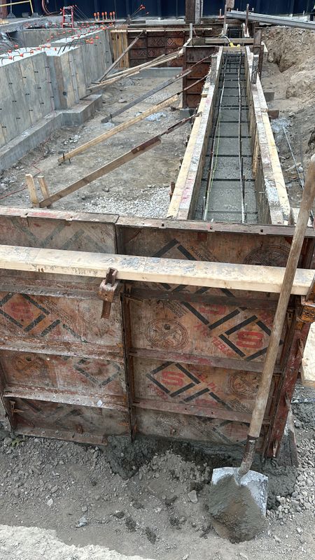 Foundation & retaining walls