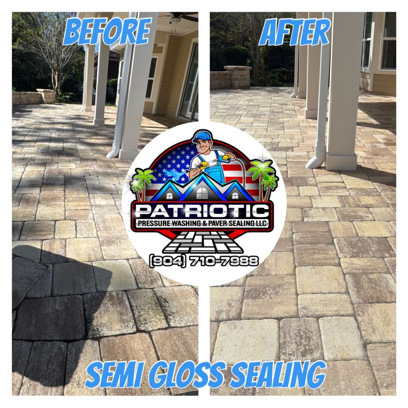 Paver Sealing gallery