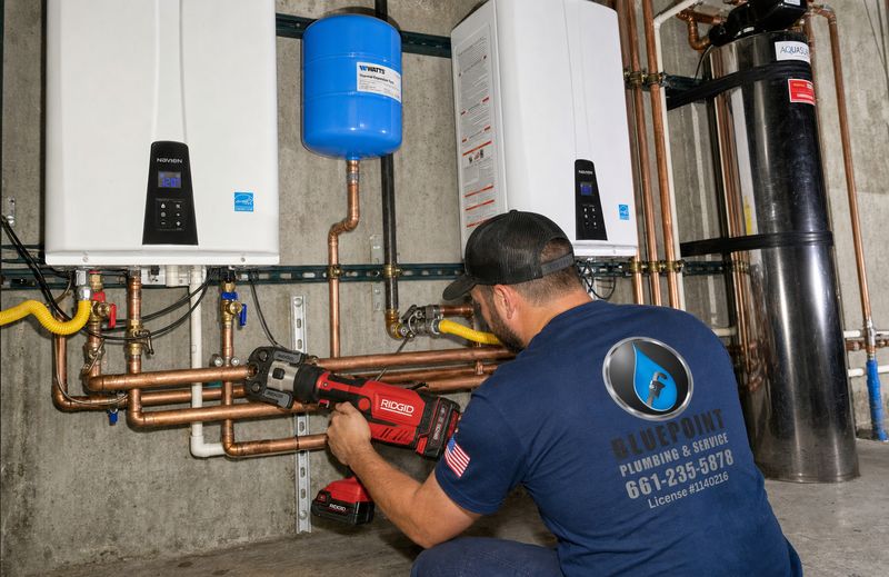 Tankless water heater installation and repair