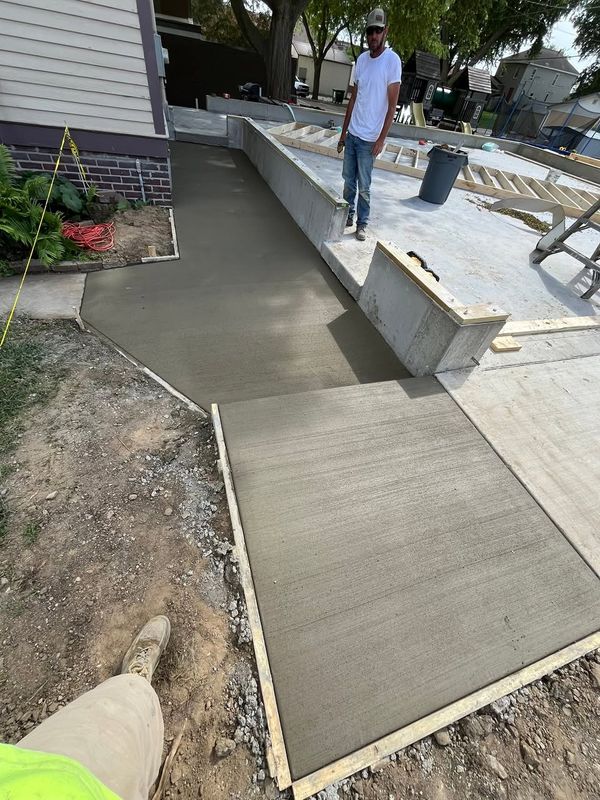 Stamped Concrete Installation