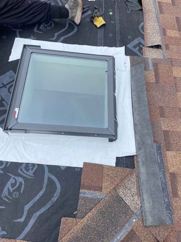 Skylight installation