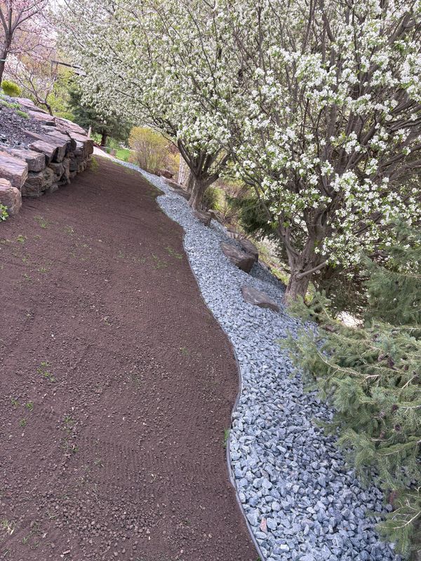Rock & Mulch Installation