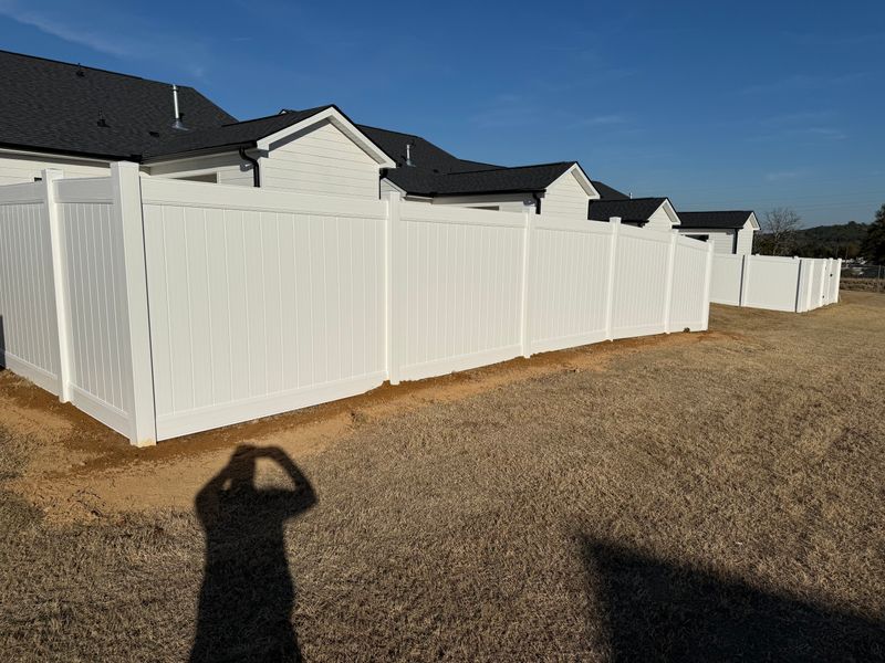 White Vinyl Fences
