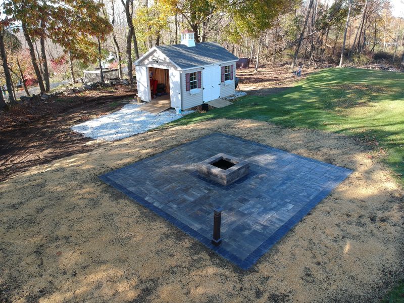 Firepit installation