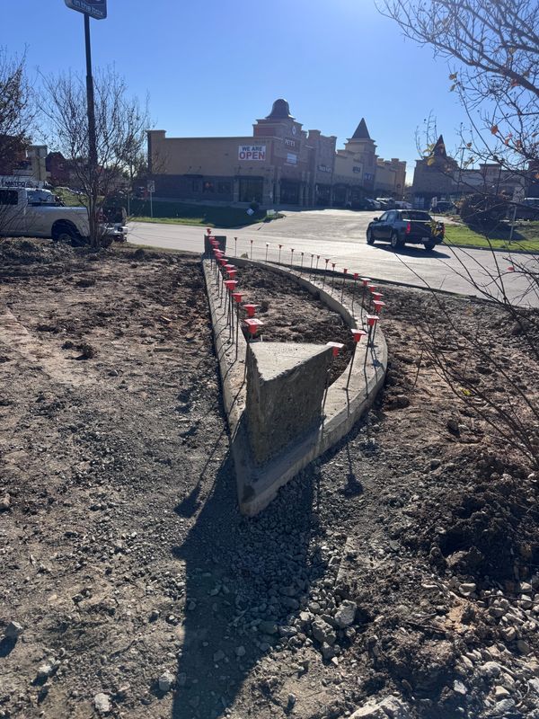 Flat work concrete