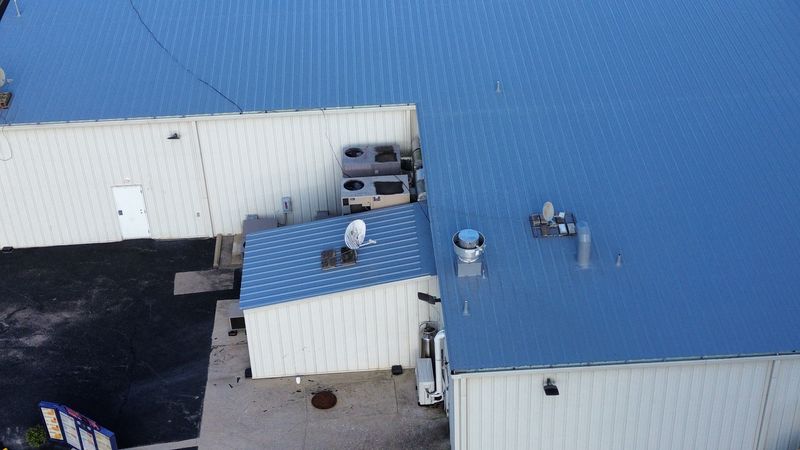 Metal roof installation