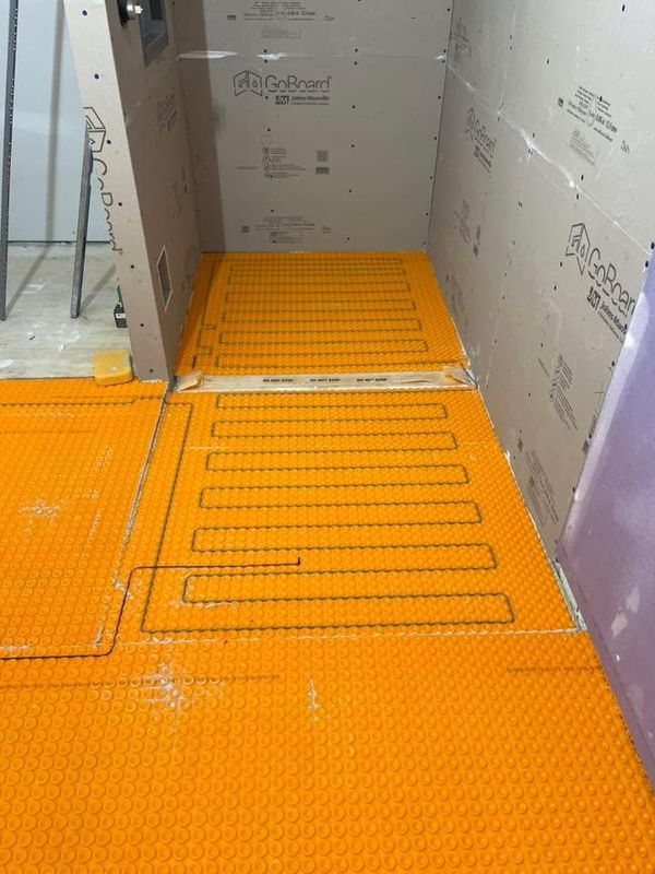 Tile installation
