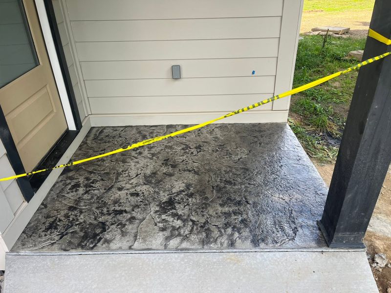 Stamped Concrete Installation