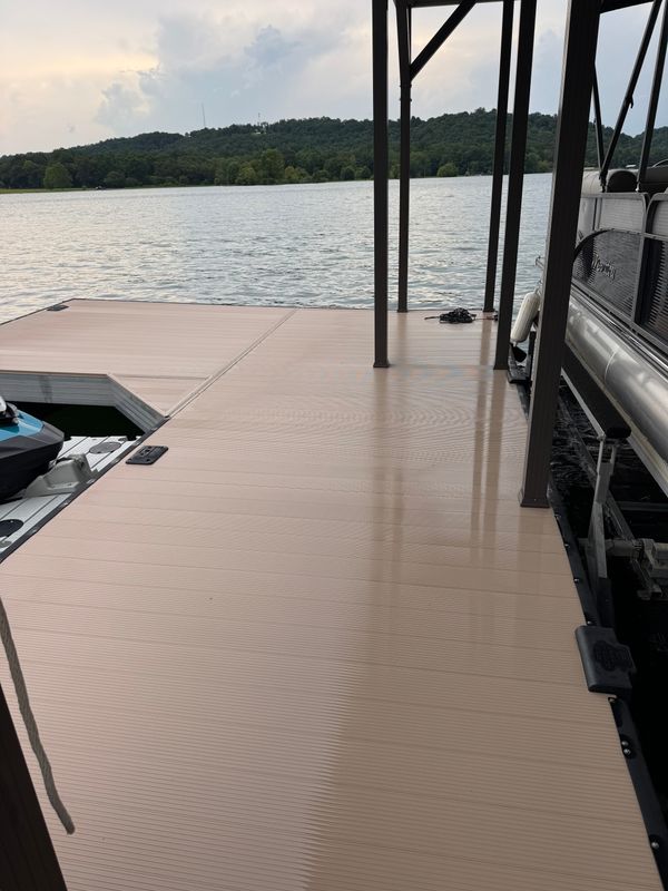 Lake Dock Pressure Washing