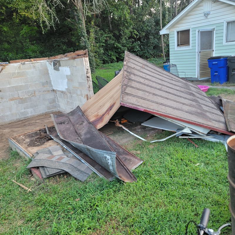 Shed removal