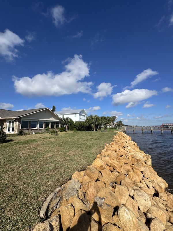 Marine Repairs and New Construction Vinyl and Coquina Seawalls