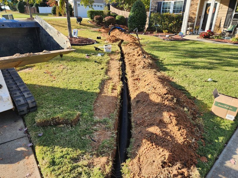 Lawn Drainage - Charlotte, NC