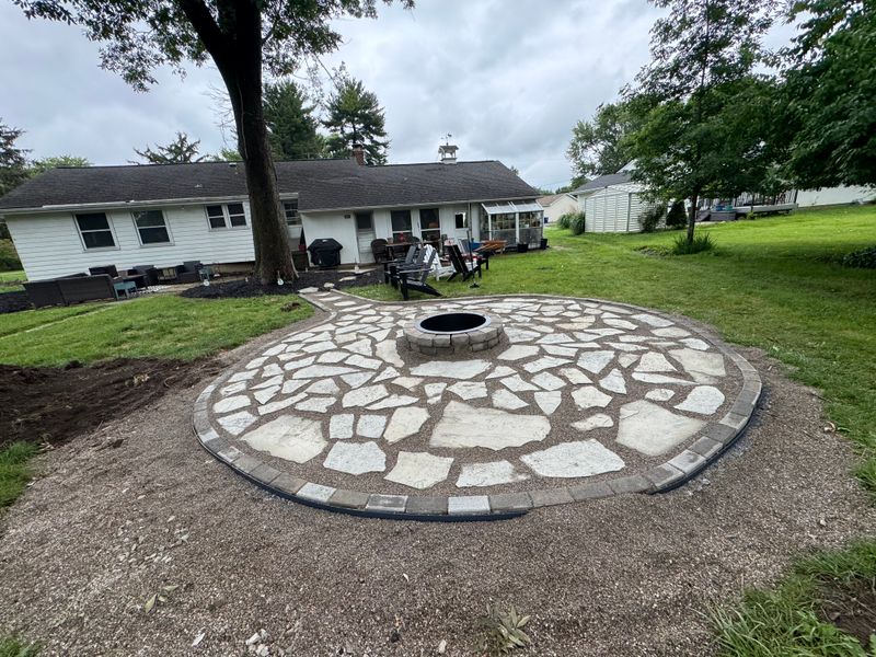 Flagstone Walkways & Fire Pits