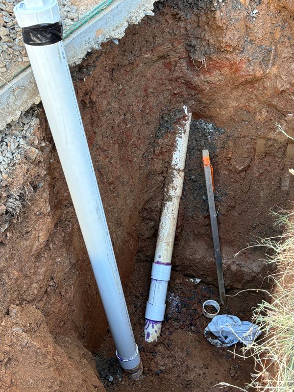 Clogged Sewer Line