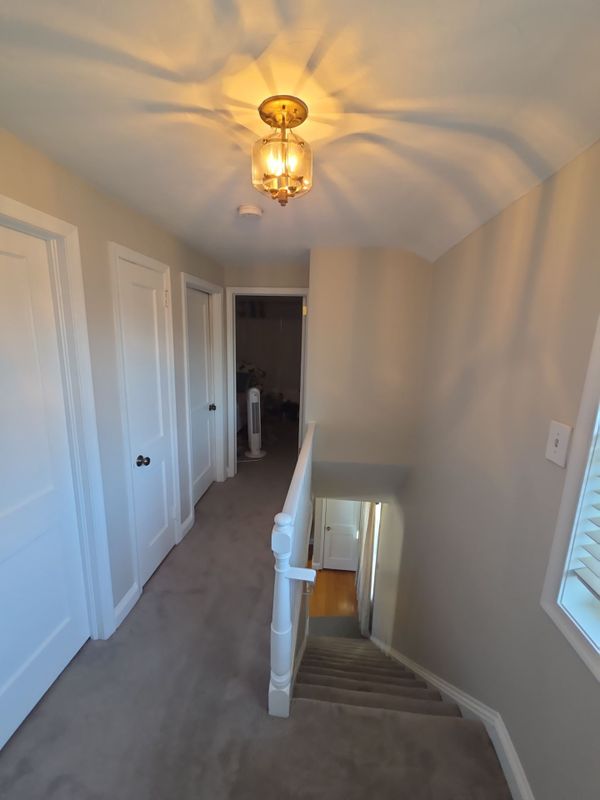 Painted hallway