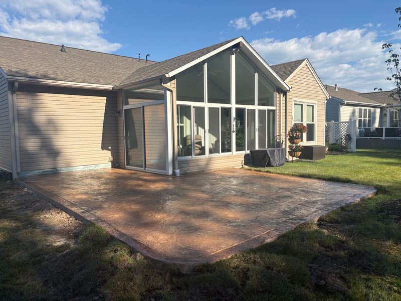 Stamped Concrete Installation