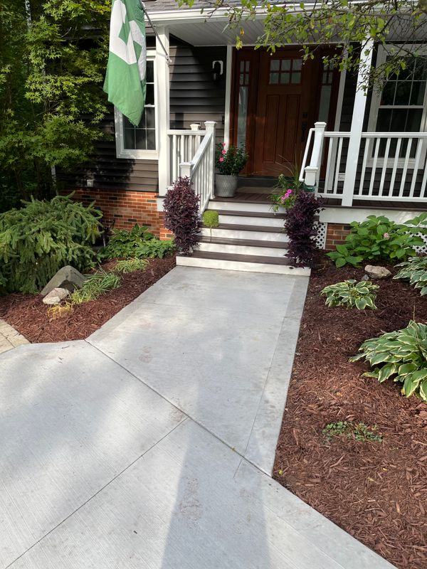 Concrete Sidewalk Installation