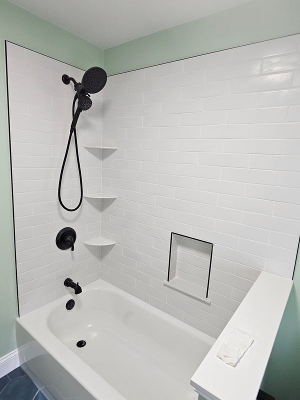 Modern Elegance Unveiled: Transforming Providence's 1980s Bathroom into a Contemporary Masterpiece
