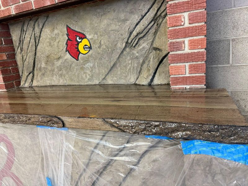 Full Depth Custom Carved Concrete