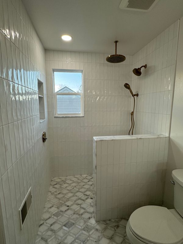 Tile showers and tub surrounds