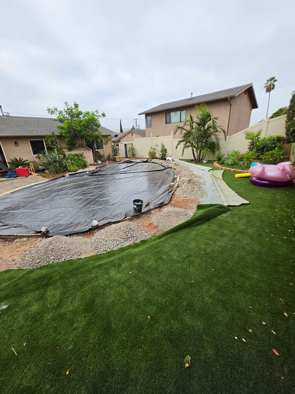 Artificial Turf Installation
