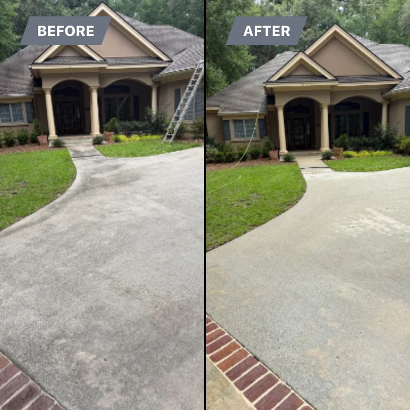 Driveway and Sidewalk Cleaning