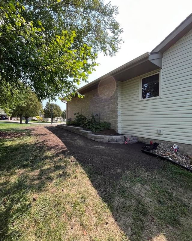 Retaining Wall Installation