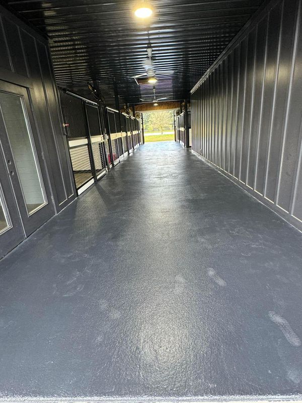Barn Aisle Flooring