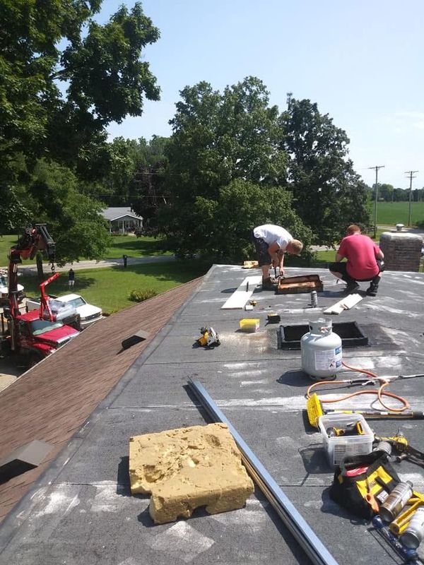 Modified bitumen flat roofing services