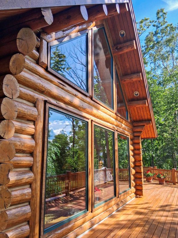 Log Home Refinishing