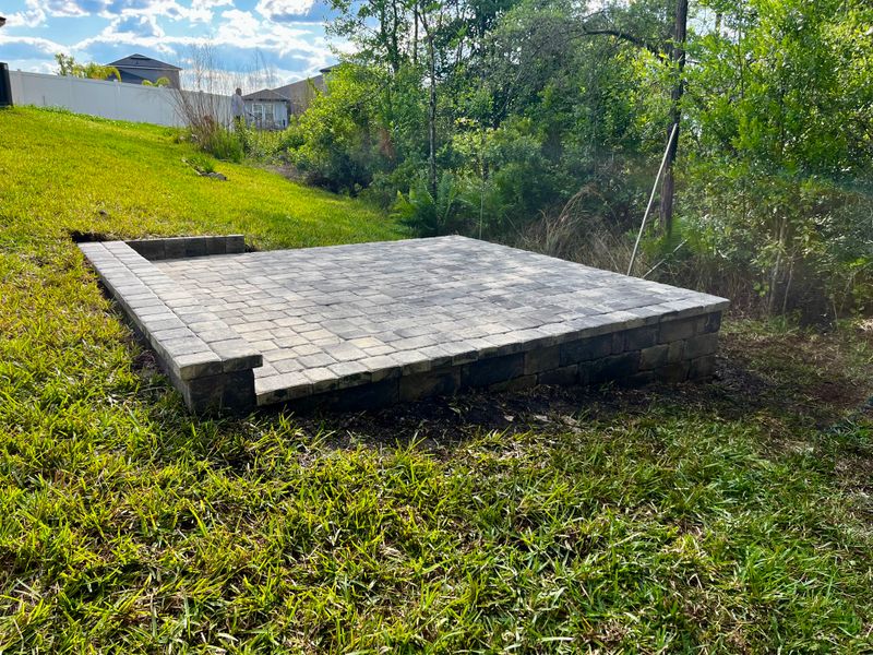 Elevated Elegance: Pro Designs Landscaping's Paver Patio Paradise in Jacksonville