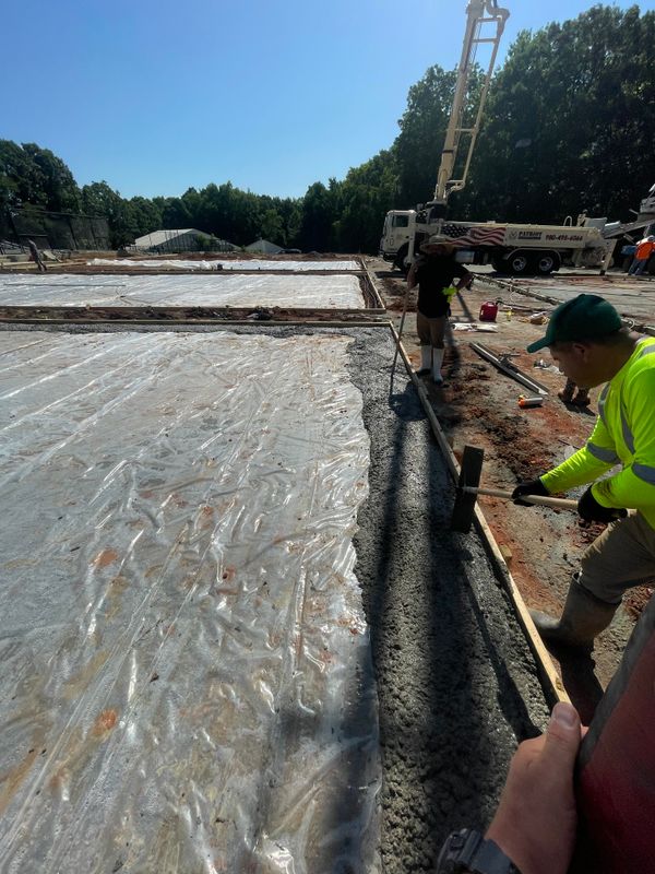 Monolithic slabs/jobs