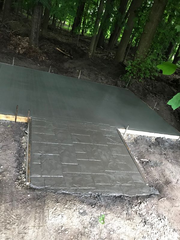 Stamped Concrete Installation
