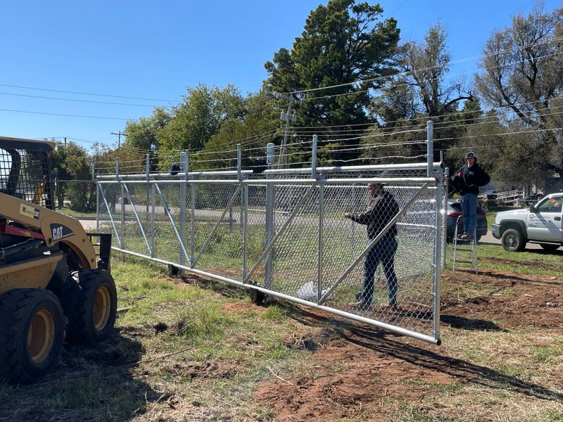 Commercial Fence Construction
