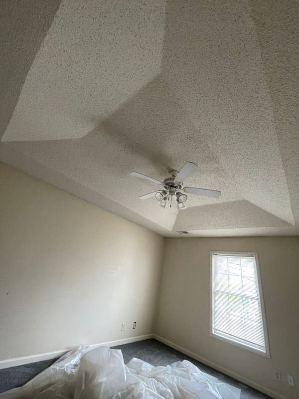 Pop corn roof removal and general interior painting Clarksville TN