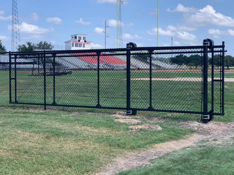 Black Chain Link Fencing